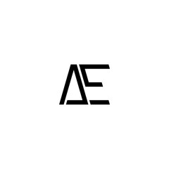 Premium design Logo with initial AE for company branding and other