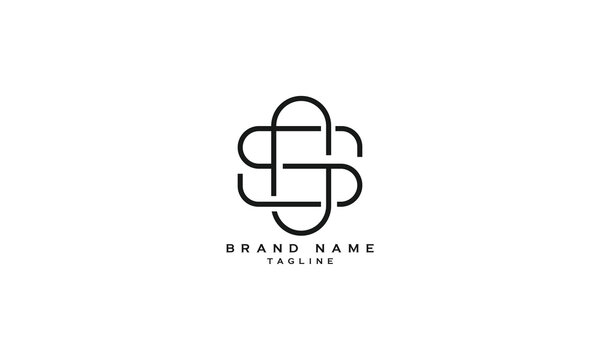 CSG, SCG, SG, GS, Abstract initial monogram letter alphabet logo design