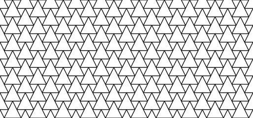 Fototapeta premium Triangular floor tiles design. Floor, backsplash, and wall pavement tessellation. Digital wallpaper texture idea.