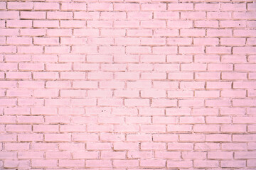 Fototapeta na wymiar pink brick wall for photo background