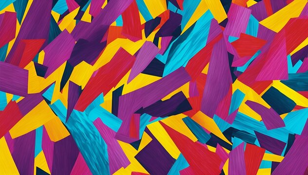 colourful abstract shapes as a background, 2010s vibes | Generative Ai
