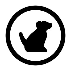 dog silhouette vector