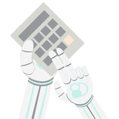 Artificial Intelligence Robot Machine Hand Arm Pose Calculator
