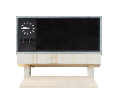 score board on transparent background png file