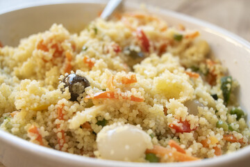 couscous with mixed vegetables