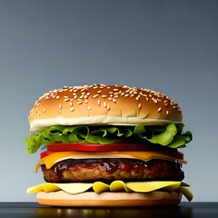 Fast food burger pictures