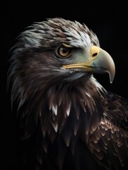 Obraz premium Eagle realistically photo portrait