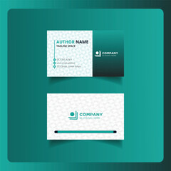 Clean modern and corporate luxury business card design template or visiting card design