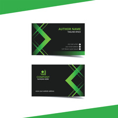 Clean modern and corporate luxury business card design template or visiting card design