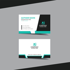 Clean modern and corporate luxury business card design template or visiting card design