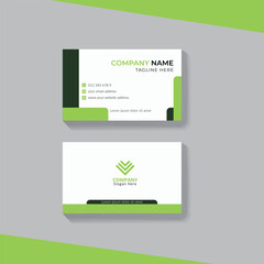 Clean modern and corporate luxury business card design template or visiting card design