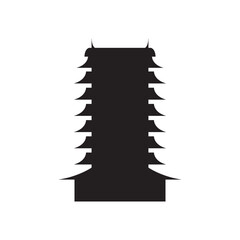 custom home icon design template vector