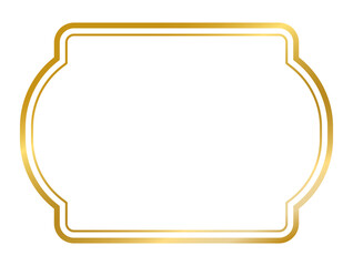 decorative frames banner label collection png transparent background transform Your designs with gold frame