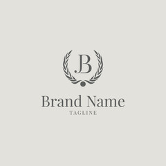Wheat JB fashion elegance luxury logo grey