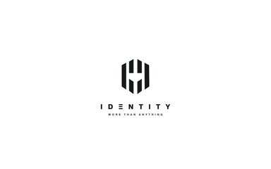 Trendy logo template with modern style.