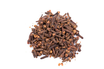 Cloves isolated on white background