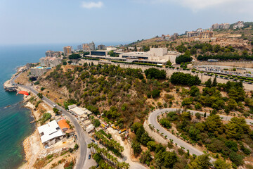 Beirut, Lebanon - 23 June 2011: Aerial view of Casino du Liban, Jounieh.