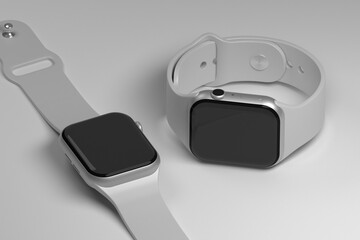 3D Render of Smartwatch for Mockup