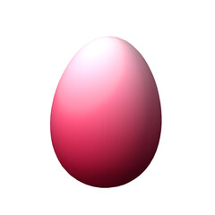 Perfect beautiful color easter eggs painted gradient color on a white background 