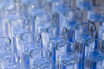 Glass test tubes