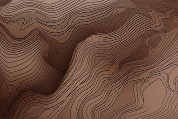 Topographic lines pattern. Generative Ai. Contour, Geometric, Abstract, Design, Texture, Map, Elevation. 