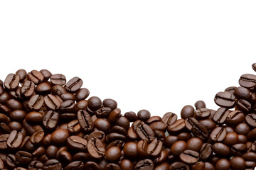 Coffee Beans Isolated On White Background