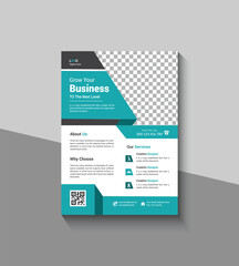 Modern and Simple Business Flyer Template Design