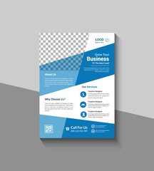Modern and Simple Business Flyer Template Design