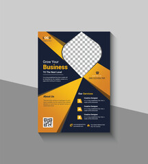Modern and Simple Business Flyer Template Design