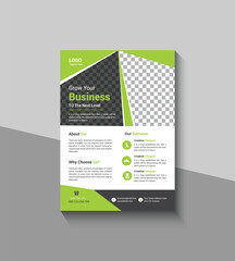 Modern and Simple Business Flyer Template Design