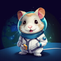 hamster in spacesuit