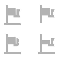 flag icon on a white background, vector illustration, vector illustration