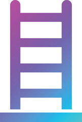 Obraz premium Ladder Vector Icon Design Illustration