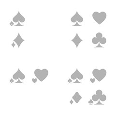 playing cards icon, icons, vector illustration