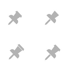 Obraz premium button icon on a white background, vector illustration