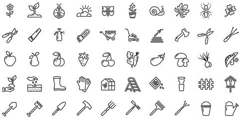 Garden tool icon. Vector silhouette illustration © 4zevar