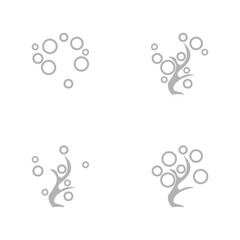 tree icon on a white background, vector illustration