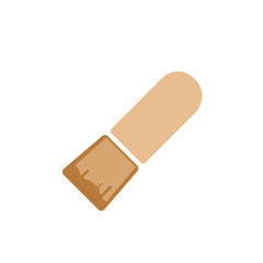 manicure brushes icon on a white background, vector illustration