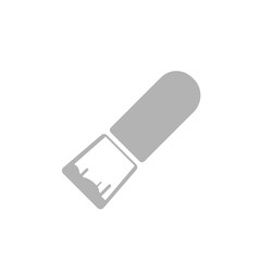 manicure brushes icon on a white background, vector illustration