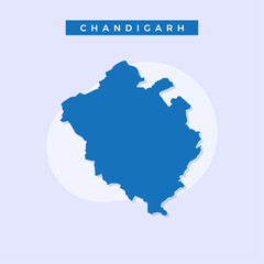 National map of Chandigarh, Chandigarh map vector, illustration vector of Chandigarh Map.