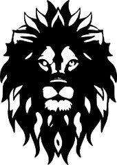 lion head vector