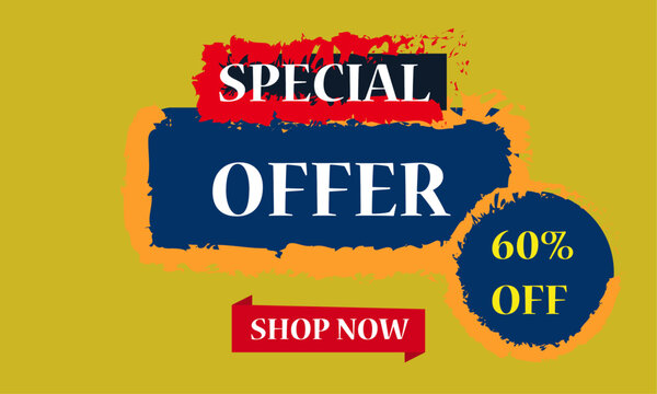 Special Offer Shop now banner