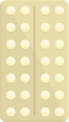 Oral pill icon cartoon vector. Birth control. Health pack