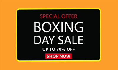 Special offer Boxing day sale
