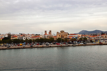 Obraz premium Travel to Greece. Saronic Gulf. Aegina Island.