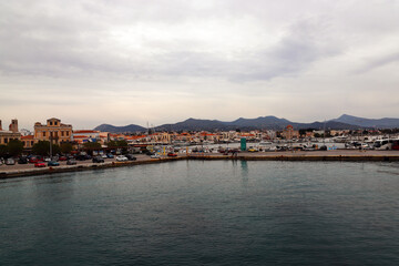 Fototapeta premium Travel to Greece. Saronic Gulf. Aegina Island.
