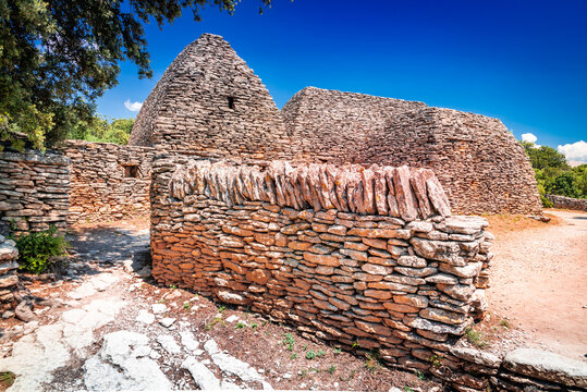 Gordes, France. Borie, a traditional dry-stone hut found in the Provence region.