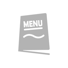 menu icon on a white background, vector illustration