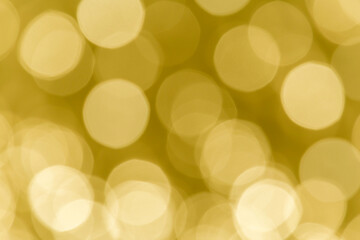 abstract golden holiday bokeh background