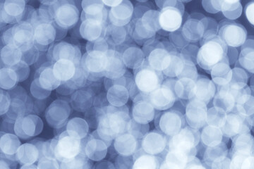 abstract blue holiday bokeh background